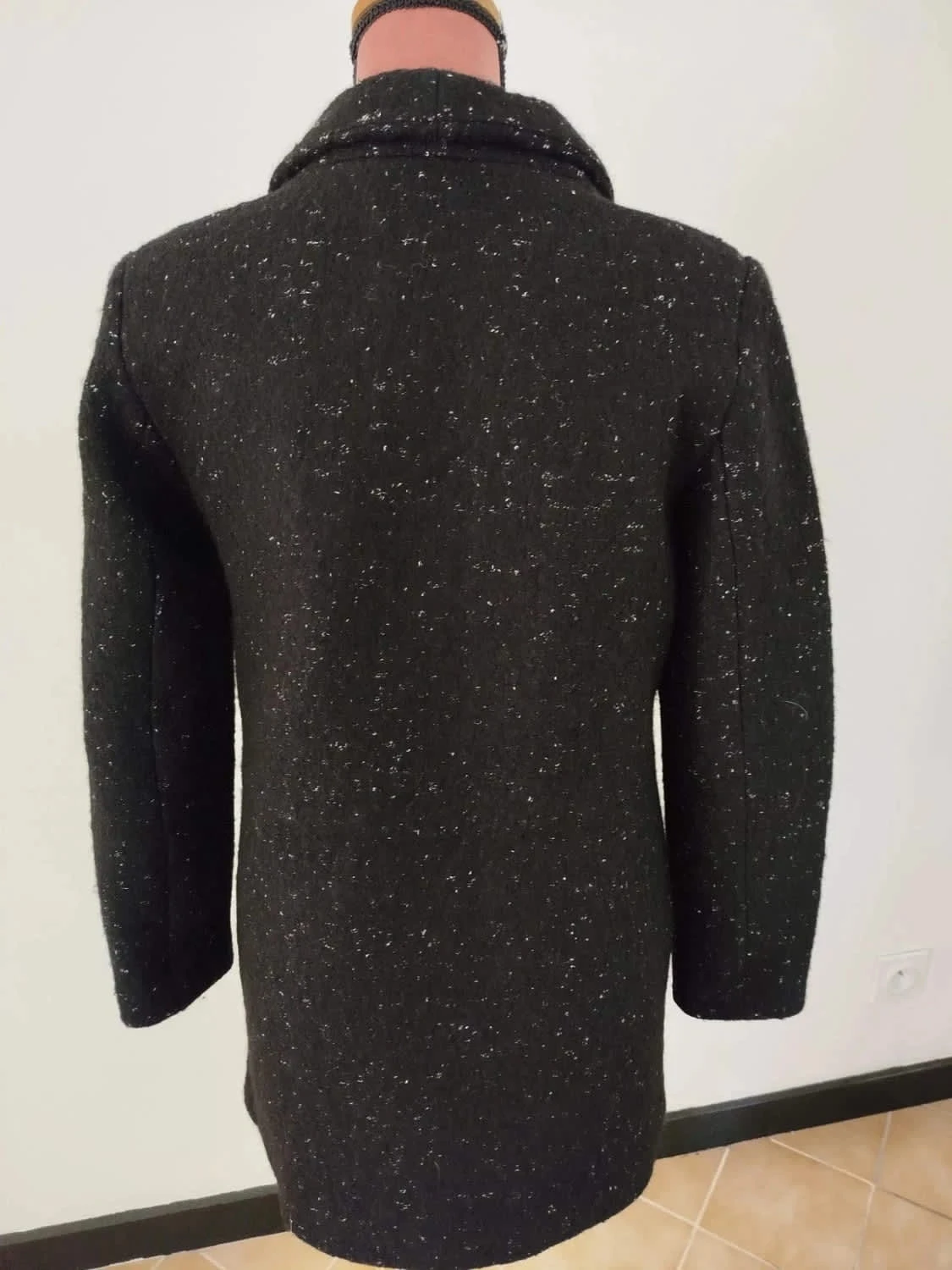 💎Manteau corto / Duffle coat NUEVO con lana ONLY Mujer Talla M / 38 – photo 8